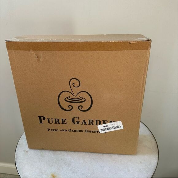 Pure Garden 6 Pack Polypropylene Interlocking Patio Deck Tiles Terracotta - Picture 3 of 6